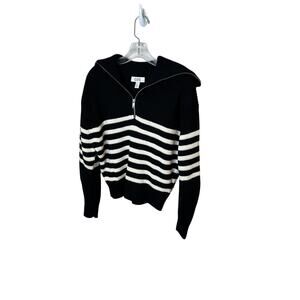Cos striped 1/2‎ zip sweater-xs